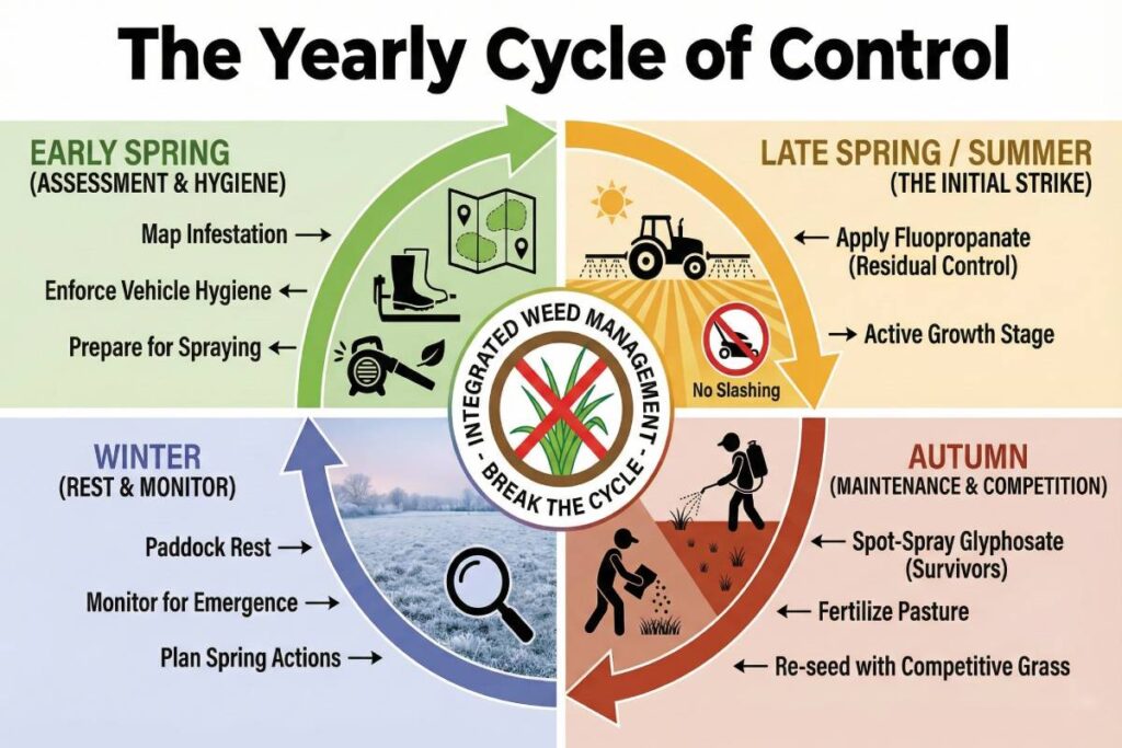 graph the yearly the cycle of control