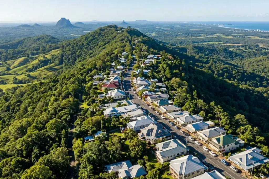 Montville Sunshine Coast hinterland village on the Blackall Range